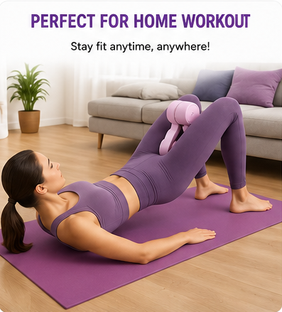 Thigh Master – Inner Thigh & Pelvic Floor Trainer | Portable Pilates Equipment for Home Workout