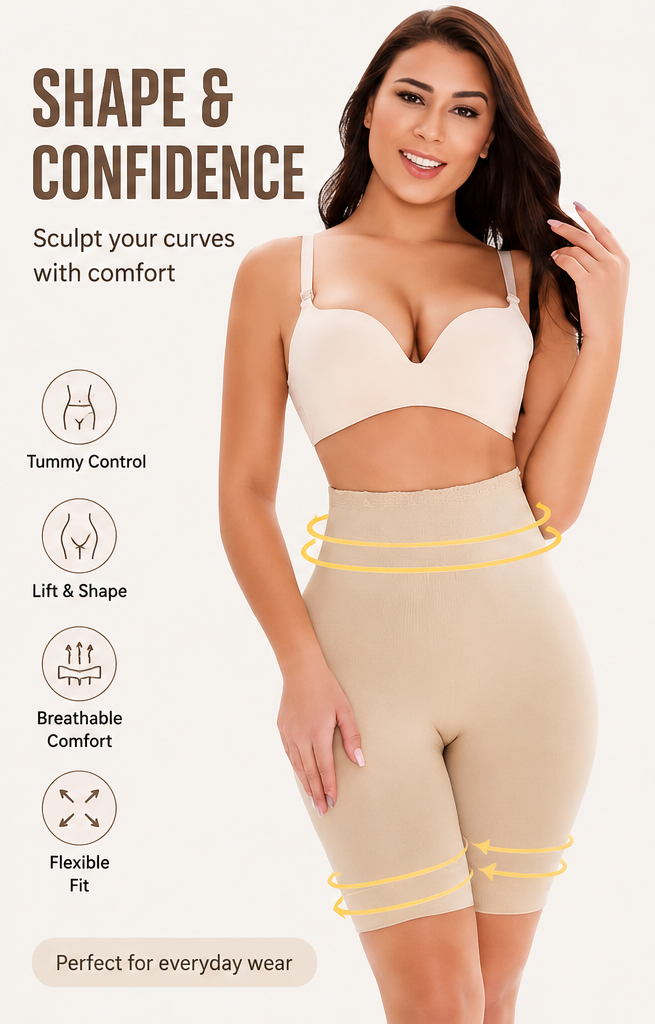 4-In-1 Micro-Particle Sculpting & Fat-Burn Shorts (Buy 1 Get 1 FREE)