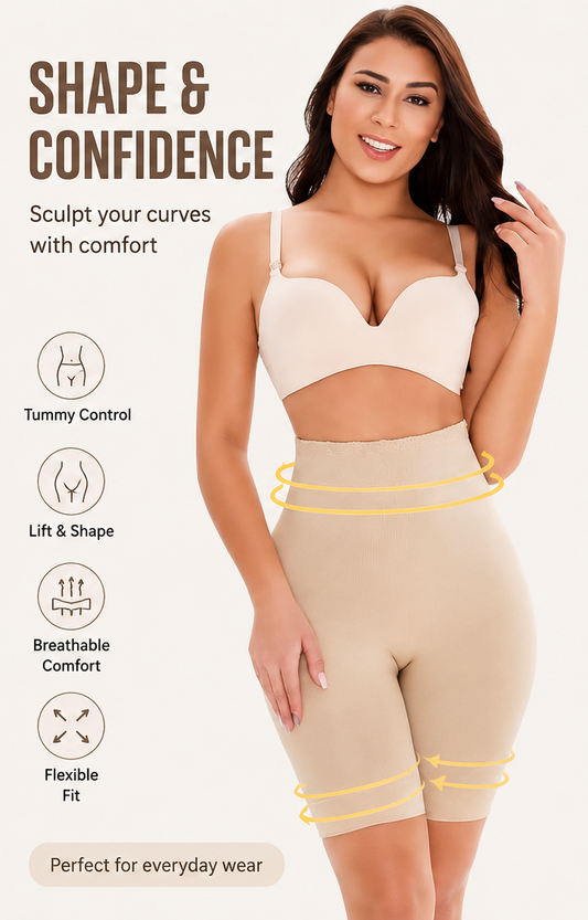 4-In-1 Micro-Particle Sculpting & Fat-Burn Shorts (Buy 1 Get 1 FREE)