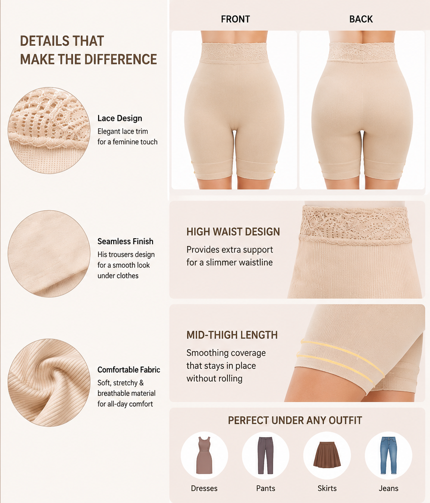 4-In-1 Micro-Particle Sculpting & Fat-Burn Shorts (Buy 1 Get 1 FREE)