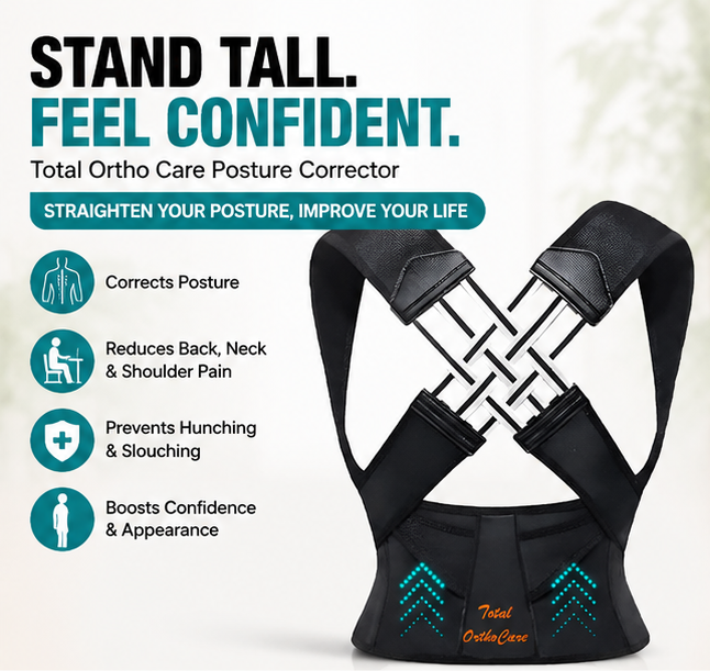 Wellvo Adjustable Posture Corrector Belt for Men & Women – Back Support Brace for Improved Posture, Shoulder Alignment & Daily Comfort